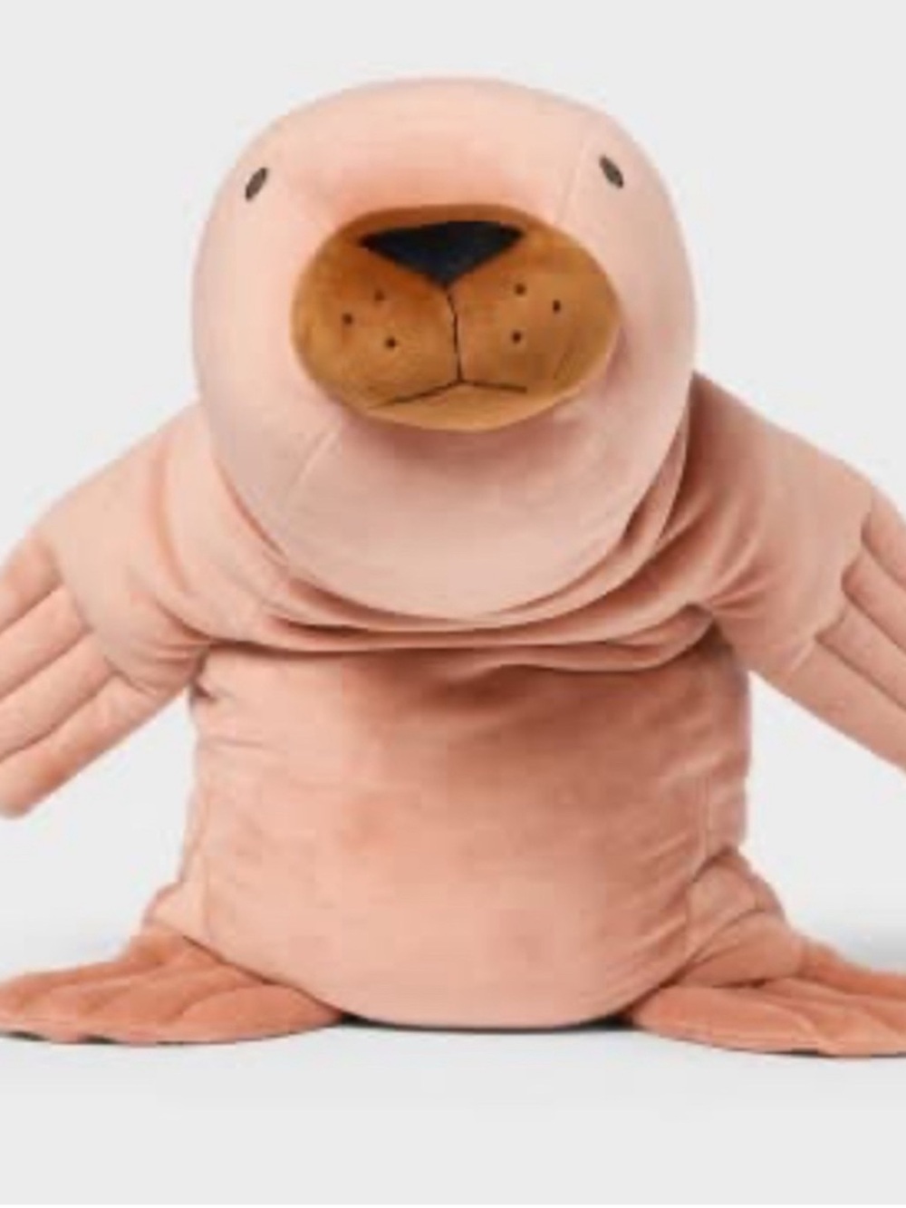 Pillowfort Weighted Brown Seal Plush